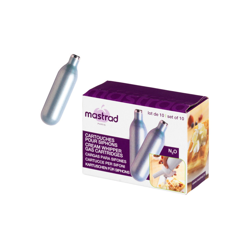 Siphon inox à mousses chaudes et froides, Mastrad (0,5 L)