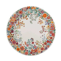 Coffret de 4 assiettes plates Poésie, Faïencerie de Gien