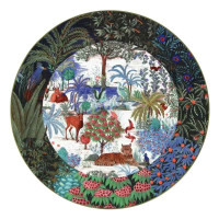 Plat à gâteaux Jardin du Palais, Faïencerie de Gien