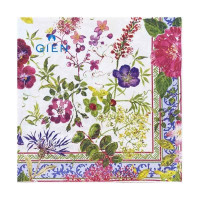 Serviettes en papier Millefleurs, Faïencerie de Gien