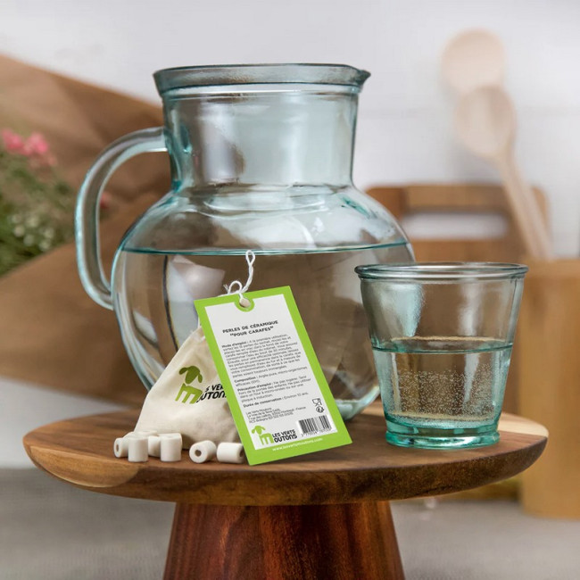 15 Perles en Céramique pour Carafe, Les Verts Moutons