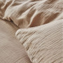 Housse de couette Tendresse Beige Naturel, Essix