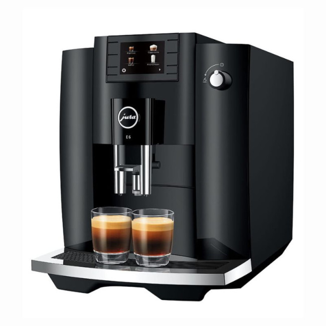 JURA Machine Automatique à Café E6 PianoBlack EC