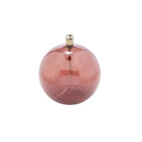 Lampe à huile Ronde Laiton Amarante, Peri Living