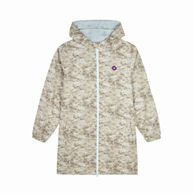 Imperméable Mixte Long Amelot Imprimé Pixel, Flotte