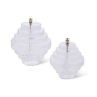 Lampe à huile Twin Laiton Clear, Peri Living