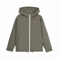 Parka Courte Imperméable et Polaire Mixte Lazare Kaki, Flotte