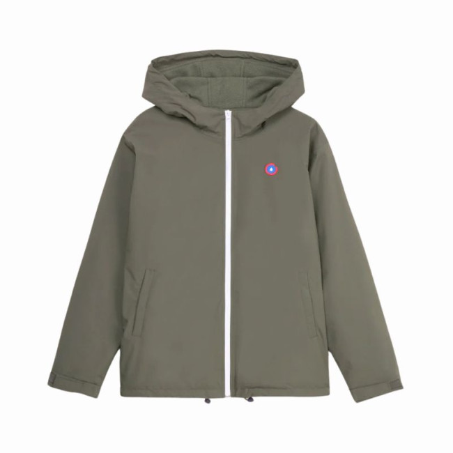 Parka Courte Imperméable et Polaire Mixte Lazare Kaki, Flotte