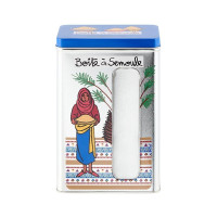 Boîte à fenêtre Semoule Mille et Une Nuit, Derrière la porte