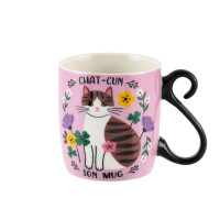 Mug Houba Chat Parme, Derrière la porte