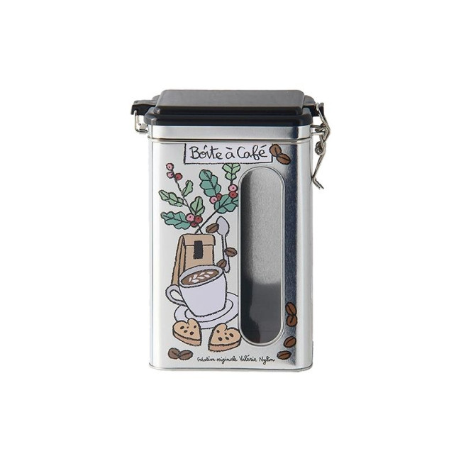Boîte à café Hermétique Coeurs, Derrière la porte