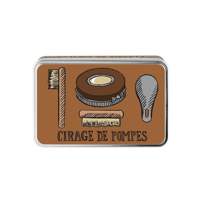 Boîte à Cirage Mec Pompes, Derrière la porte