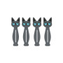 Set de 4 pinces à Linge Chat Intello, Derrière la porte