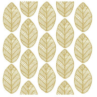 Serviettes en papier Golden Leaves, PaperProduct Design
