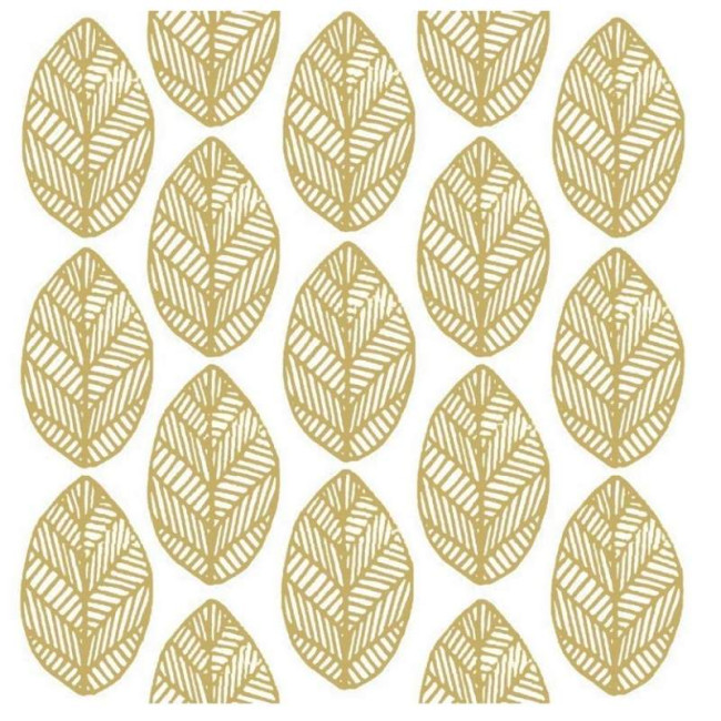 Serviettes en papier Golden Leaves, PaperProduct Design