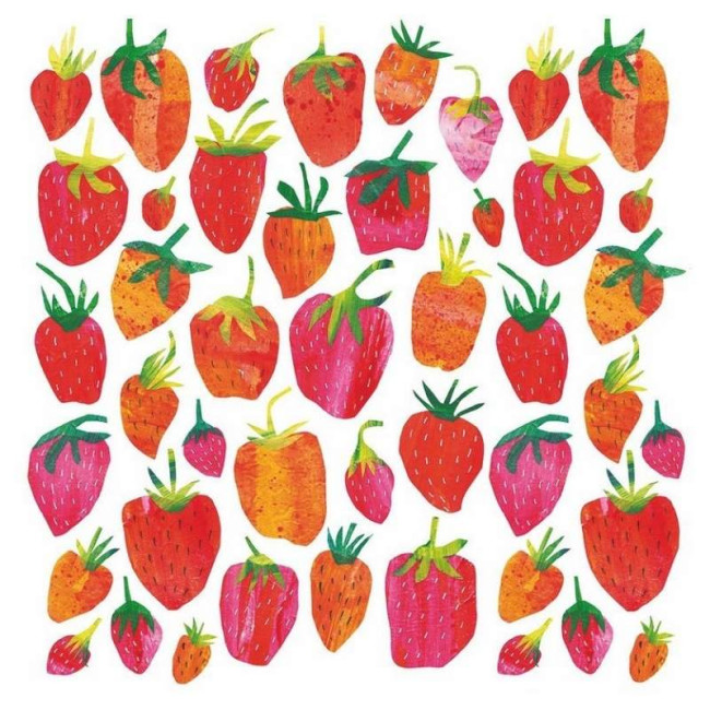 Serviettes en papier Strawberry, PaperProduct Design
