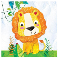 Serviettes en papier Happy Lion, PaperProduct Design