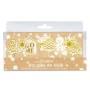 8 Bougies Noël dorées, Scrapcooking