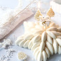 8 Bougies Noël dorées, Scrapcooking
