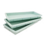 3 Moules Layer Cake rectangulaires en Silicone, Scrapcooking