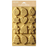 Moule Silicone pour Biscuits de Noël, ScrapCooking