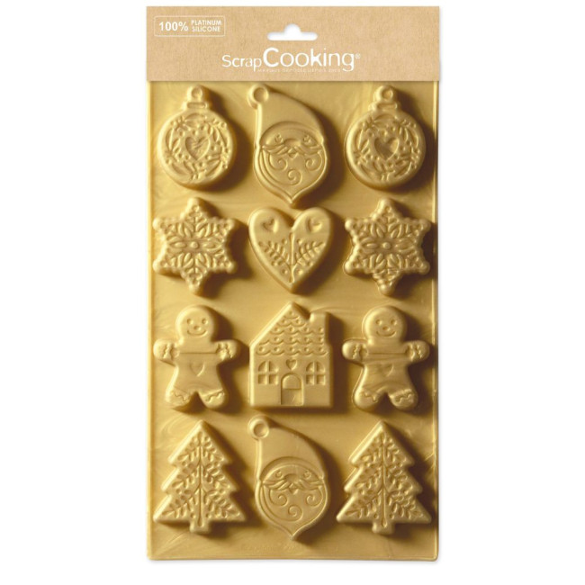Moule Silicone pour Biscuits de Noël, ScrapCooking