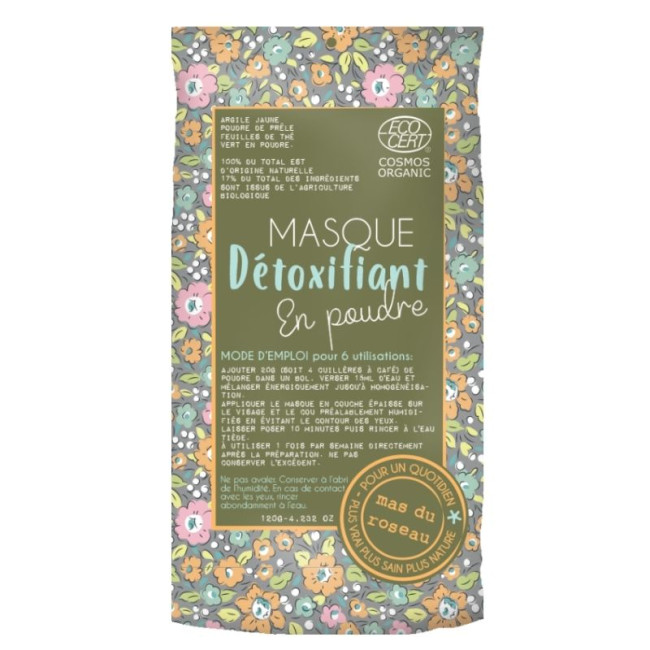 Masque détoxifiant en poudre, Mas du Roseau