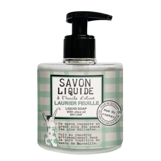 Savon Liquide Laurier Feuille, Mas du Roseau