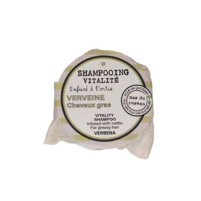 Shampoing solide Vitalité Verveine, Mas du Roseau