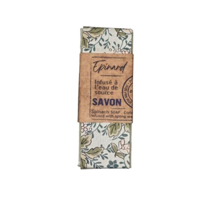 Savonnette infusée à l'Epinard, Mas du Roseau