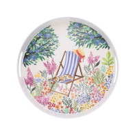 Plateau rond 38 cm Bohème, Kiub