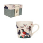 Mug XL 43 cl Fleurs Oiseau Vert, Kiub