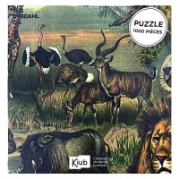 Puzzle 1000 pièces Animaux de la Savane, Kiub