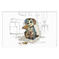 Set de Table Chiot Gourmand Kook, Kiub