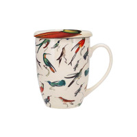 Tisanière 38cl Oiseaux Vert, Kiub