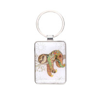 Porte Clés rectangle Paresseux Kook, Kiub