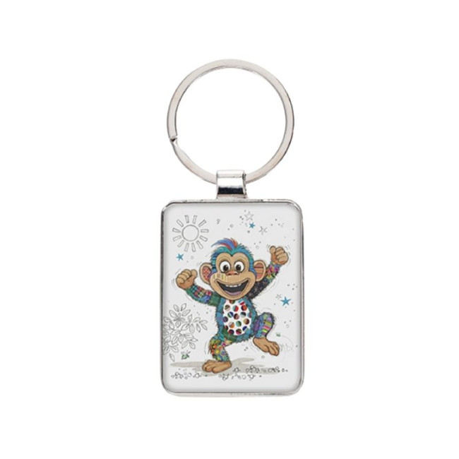 Porte Clés rectangle Singe Kook, Kiub