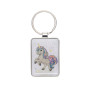Porte Clés rectangle Licorne Kook, Kiub