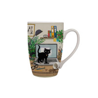 Mug XL 49 cl Bug Art Chaton Ordi, Kiub