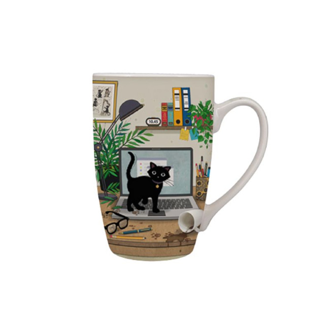 Mug XL 49 cl Bug Art Chaton Ordi, Kiub