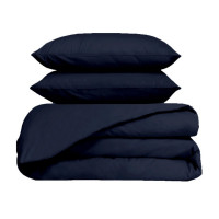 Housse de Couette + Taies d'oreiller Venezia Encre, Haomy