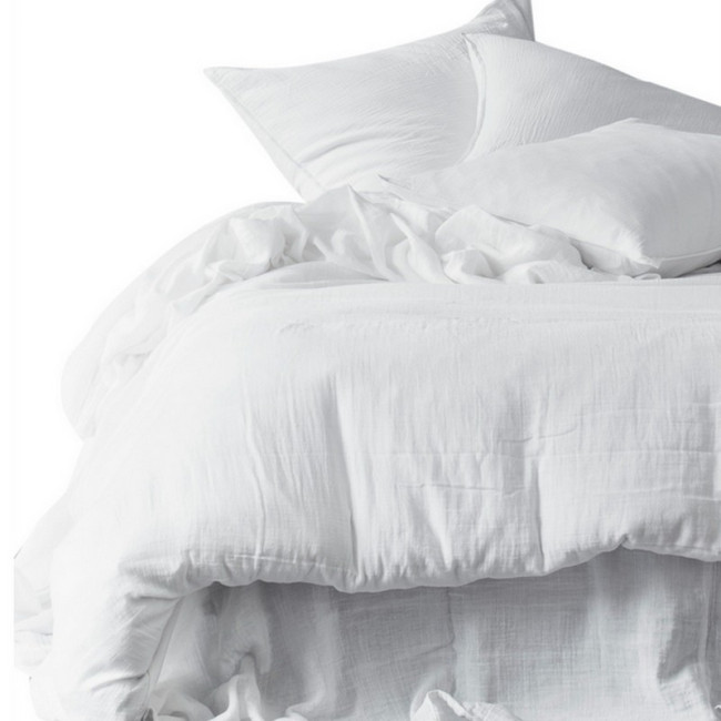 Housse de couette Mykonos Blanc, Haomy
