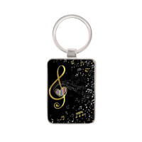 Porte Clés rectangle Jewels Note de Musique, Kiub