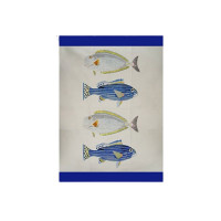 Torchon Encyclopedia Poissons Bleu, Kiub