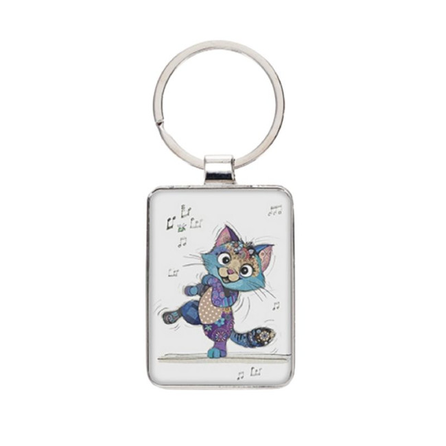 Porte Clés rectangle Chaton Danse Kook, Kiub