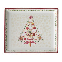 Plateau à gâteaux rectangulaire Winter Bakery Delight, Villeroy & Boch