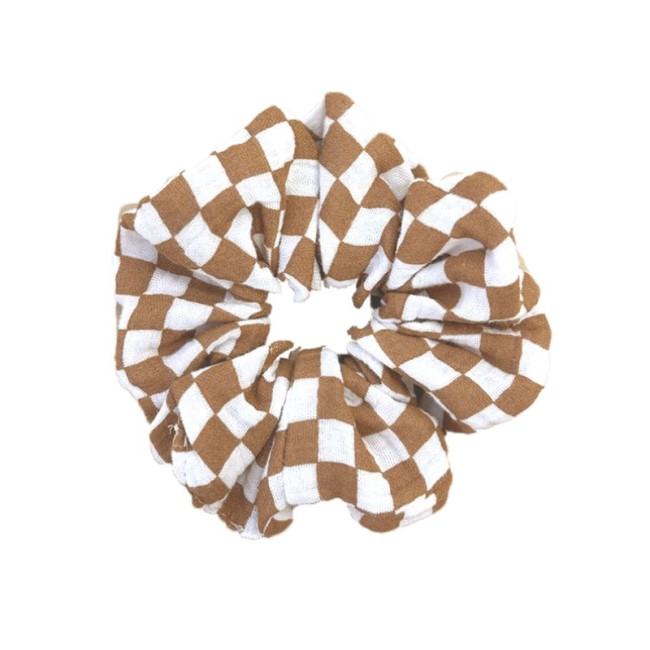 Chouchou en Gaze de coton Damier, Atelier Wagram