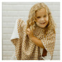 Poncho 3/6 ans en Gaze de coton Damier, Atelier Wagram
