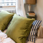 Taie d'Oreiller en Soie 65 x 65 cm Palazzo Bleu foncé, Emily's Pillow