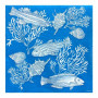 Serviettes en papier Fonds Marins, Françoise PAVIOT